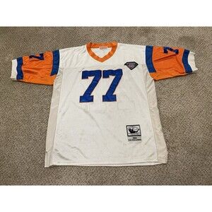 Mitchell & Ness Karl Mecklenburg 77 Broncos 1994 Throwback Jersey Size Mens 56